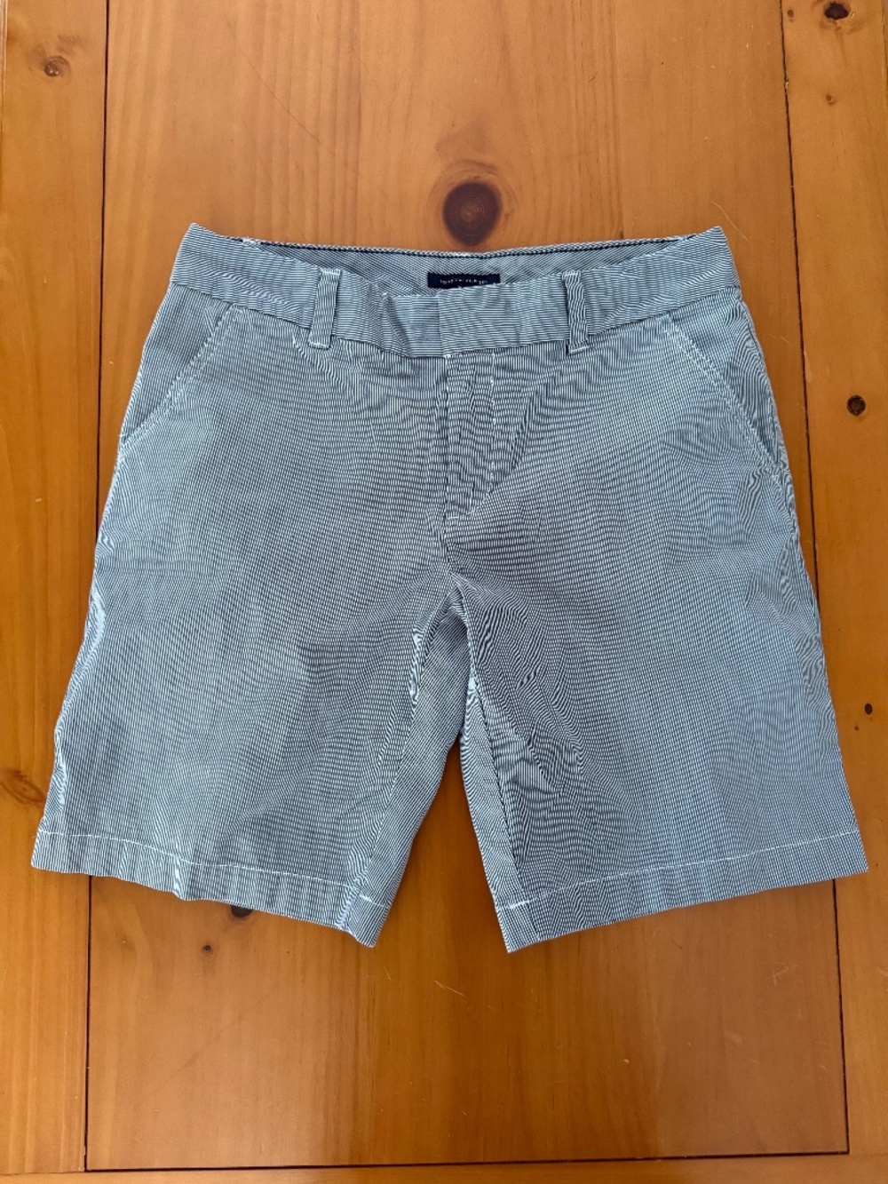 Tommy Hilfiger Pinstripe Bermuda Chino Shorts